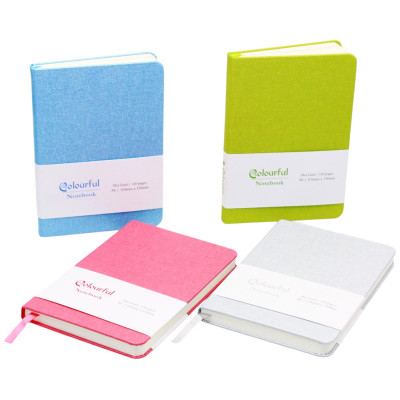 Sổ Colourful Notebook A6 - Dòng Kẻ Chấm - 120 Trang 100gsm - The Sun - Màu Hồng