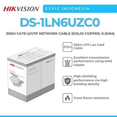 Cáp mạng CAT6 HIKVISION DS-1LN6UZC0 - Hàng chính hãng