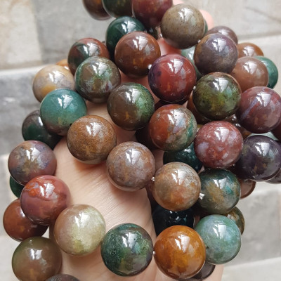 Vòng Tay Nam đá Casidon tự nhiên Màu mới 16mm 13 hạt đúng Cung Sanh bóng rất đẹp đa sắc màu đẹp lạ mới sang rẻ đẹp Hợp Nam tất cả các mệnh đeo mệnh Thổ, mệnh Kim, mệnh Thủy và mệnh Mộc đeo tốt may mắn đẹp sang tay ạ