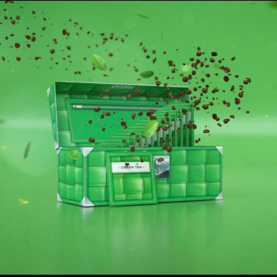 Combo 5 Gói Trà Xanh Với Nhân Sâm Trắng Thượng Hạng COFFEECELL (5 gói x 3g) - Trà nguyên lá ngọt thanh, Chống oxy hóa, Tăng cường tập trung - Hàng Chính Hãng