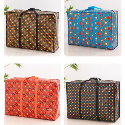 Combo 2 Túi Bạt Đựng Đồ Quần Áo Du Lịch Gấp Gọn Cỡ Size Lớn 80X23X46Cm