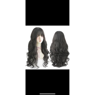 Tóc giả xoăn cao cấp+ tặng lưới chùm