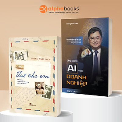 Combo Thư Cho Em + Ứng Dụng AI Vào Doanh Nghiệp - Những Bài Giảng Của Giáo Tiến Về Nhân Tố Thay Đổi Cuộc Chơi Trong Kỉ Nguyên Mới