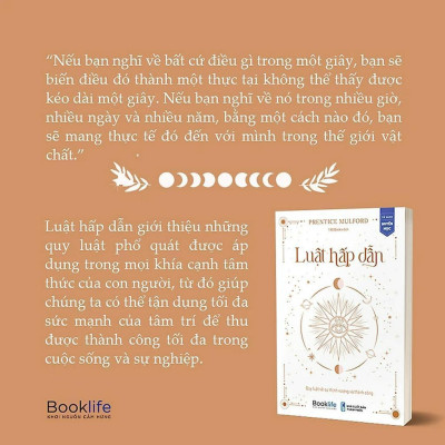 Sách - Luật Hấp Dẫn - Quy Luật Về Sự Thịnh Vượng Và Thành Công - Prentice Mulford - 1980 Books