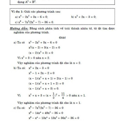 Toán Nâng Cao Đại Số 9 (HA)