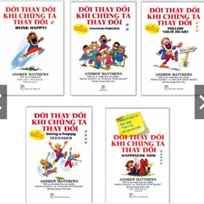 Combo 5Q: Đời Thay Đổi Khi Chúng Ta Thay Đổi ( Trọn Bộ 5 Tập ) (Tái Bản 2022) + Tặng Kèm Móc Khóa Aha