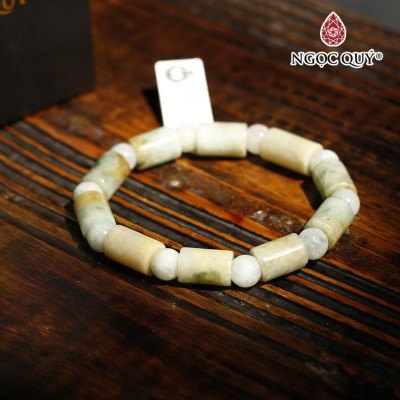 Vòng lu thống cẩm thạch mệnh hỏa, mộc - Ngọc Quý Gemstones