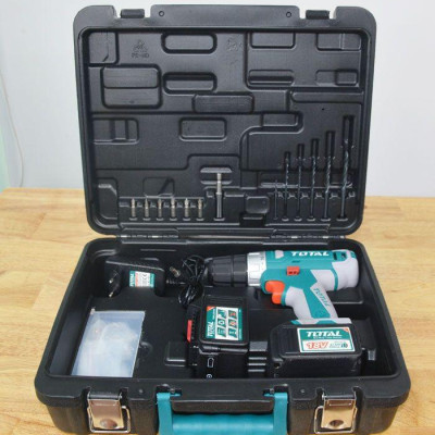 MÁY KHOAN PIN 18V 30N/M (KÈM THEO 2 PIN) TOTAL TDLI228180 - HÀNG CHÍNH HÃNG