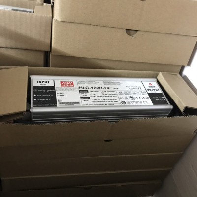Nguồn LED Driver HLG-100H-24 Meanwell (96W 24V 24V), Hàng chính hãng