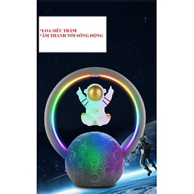 Đèn phi hành gia ,kết nối không dây loa bluetooth, USB  âm thanh trầm sống động ( Hàng nhập khẩu)