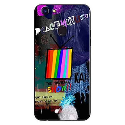 Ốp Lưng in cho Oppo F5 Mẫu Peace Tivi - Hàng Chính Hãng