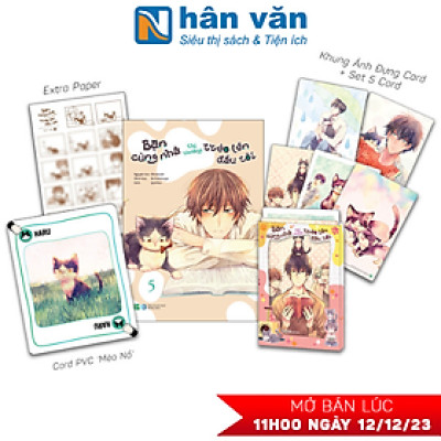 Bạn Cùng Nhà Thi Thoảng Trèo Lên Đầu Tôi - Tập 5 - Bản Đặc Biệt - Tặng Kèm Card PPVC Mèo Nổ + Extra Paper + Set 5 Card Ivory + Khung Ảnh Đựng Card
