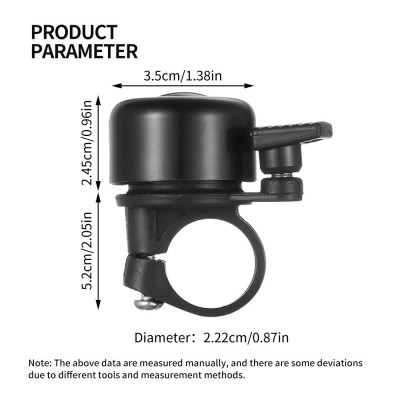 Chuông Xe Đạp Thể Thao Địa Hình Mini Bằng Đồng Âm Thanh Vang 90-100dB Gắn Ghi Đông Xe Đạp (Loại Cơ Bản) - Giao Màu Ngẫu Nhiên