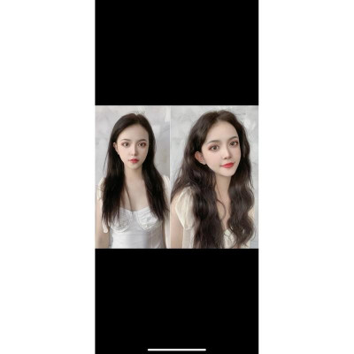 tóc giả kẹp phồng️ miếng 2 kẹp tóc giả kẹp xù dài cao cấp