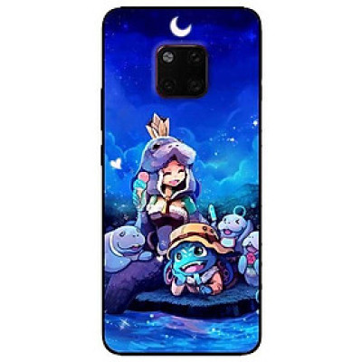Ốp lưng dành cho Huawei 5t - Mate 20 - Mate 20 Pro mẫu Cô Gái Và Hải Cẩu