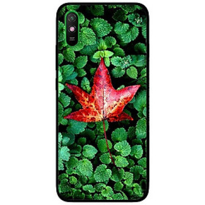 Ốp lưng dành cho Xiaomi Redmi 9A mẫu Lá Phong Đỏ