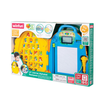 Đồ Chơi Balo Chữ Cái Kèm Bảng Vẽ Cho Bé WINFUN 001205