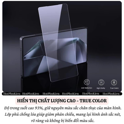 Dán kính cường lực màn hình khung tự dán cho Samsung Galaxy S25 Ultra 5G hiệu Nillkin H+ Pro - Mỏng 0.2mm, Phủ Nano Olephobic, Vát cạnh 2.5D, chống vân tay - hàng nhập khẩu