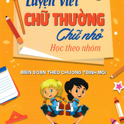 Combo Luyện Viết Chữ Hoa + Chữ Thường + Chữ Số (Chữ Nhỏ - Học Theo Nhóm) (Bộ 3 Cuốn, Khổ 19x27) - HA