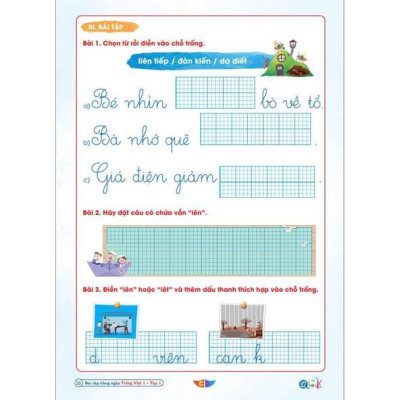 Sách - Combo Bài Tập Hằng Ngày Toán và Tiếng Việt lớp 1 - Cánh Diều - Tập 1 (2 cuốn)