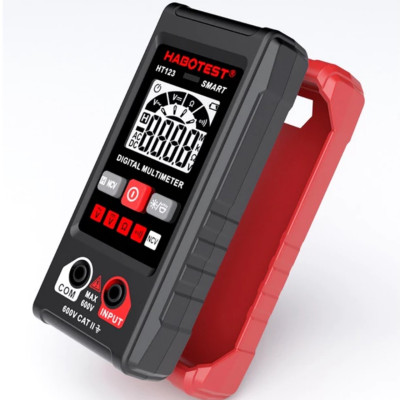 HÀNG NHẬT - Đồng Hồ Vạn Năng Kỹ Thuật Số Mini HT123 - Đjo Điện Áp AC/DC, Tự Động, ĐÔNG HỒ TREO TƯỜNG