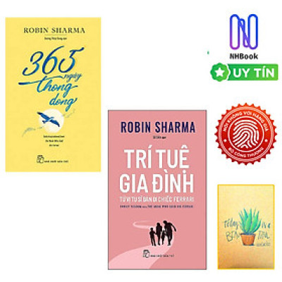 Combo 365 Ngày Thong Dong Và Trí Tuệ Gia Đình Từ Nhà Sư Đã Bán Chiếc Ferrari ( tặng kèm sổ tay)