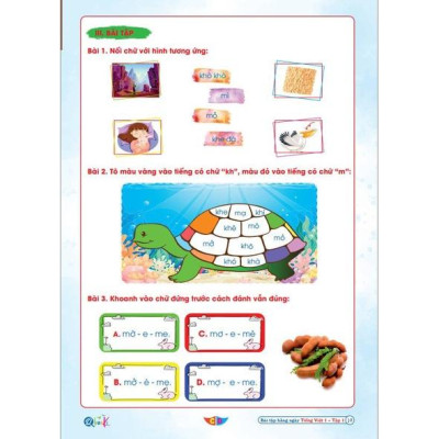 Sách - Combo Bài Tập Hằng Ngày Toán và Tiếng Việt lớp 1 - Cánh Diều - Tập 1 (2 cuốn)