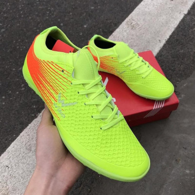 Giày đá bóng sân cỏ nhân tạo WikaAA  Flash Xanh chuối