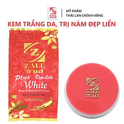 Kem Dưỡng Trắng Da ZALE ĐỎ NHÂN SÂM 6g Tẩy Nám Tàn Nhang Che Khuyết Điểm