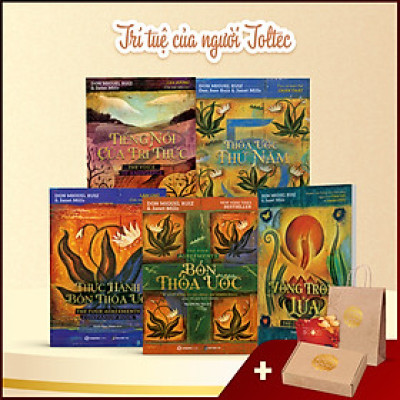 Combo Trí Tuệ Người Toltec (Phiên bản tặng kèm túi, hộp & thiệp)