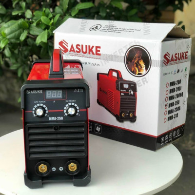 Máy hàn que điện tử MOSFET Sasuke MMA-250 ( Hàn que 1.6-5.0mm, hàn liên tục que 4.0mm)- Hàng chính hãng