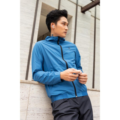Bộ quần áo khoác gió nam thể thao AM MWS004 Sport1 có mũ, bo tay và gấu áo, siêu nhẹ, không nhăn nhàu