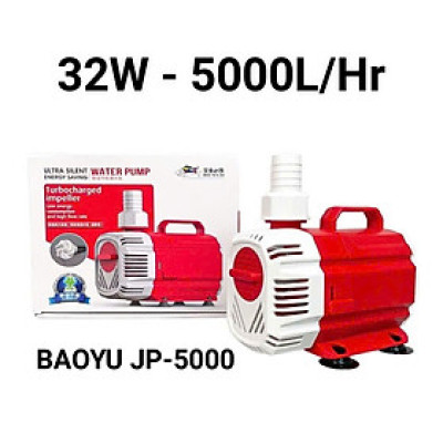 Bơm Nước Hồ Cá BAOYU JP 5000 (32W, 5000L/H): Siêu Tiết Kiệm, Êm Ái, Hiệu Quả!