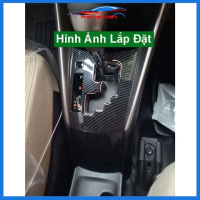 Ốp nội thất Vios 2019-2020-2021-2022 vân Cacbon 7 chi tiết bảo vệ chống trầy xước và làm đẹp xe