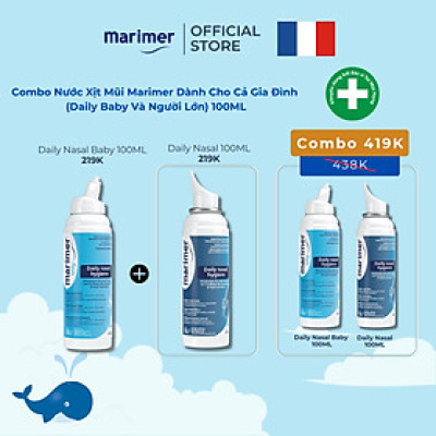 COMBO XỊT MŨI HÀNG NGÀY CHO CẢ GIA ĐÌNH – DAILY NASAL HYGIENE
