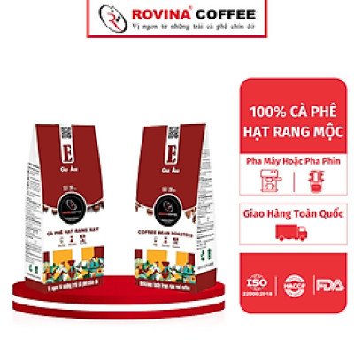 Cà Phê Rovina Gu Âu -  Pha Phin -  Gói 250gr Xay Sẵn Mùi Thơm Quyến Rũ, Đậm Đà Mang Lại Những Tách Cà Phê Tuyệt Hảo