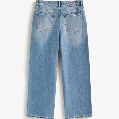 Quần jean nam ống suông nhãn vải Form straight - RT 10S25DPA008 | ROUTINE CÀ MAU