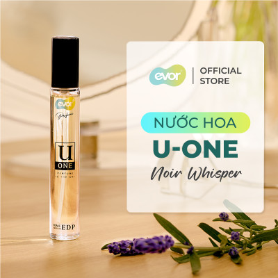 SANG TRỌNG BÍ ẨN - Nước hoa Unisex U-ONE NOIR WHISPER 10ml | EVOR