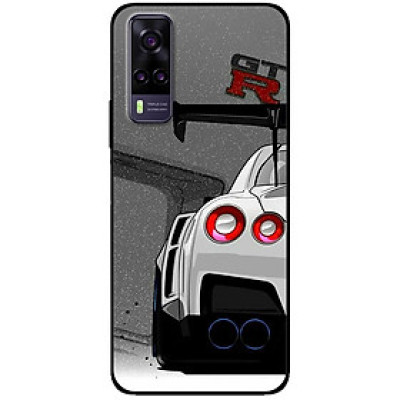 Ốp lưng cho Vivo V23e - Y31 -Y51 - Y55 - Y55s - Y55 2022 - Siêu Xe Trắng - Hàng Chính Hãng