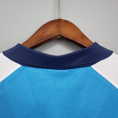 Áo Bóng Đá Retro Manchester City 1999 - Sân Nhà bản cao cấp vải Cotton Polyester