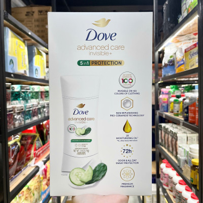 Lăn khử mùi Dưa Leo Dove Advanced Care 48h 74g Hàng Nhập Mỹ 