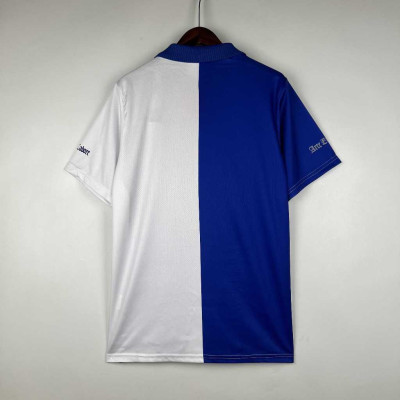 Áo Bóng Đá Retro Blackburn 1994 - Sân Nhà bản cao cấp vải Cotton Polyester