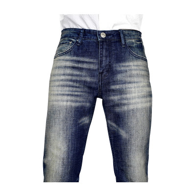 Quần Jeans Nam Cao Cấp HUNTER X-RAYS Form Slimfit Màu Xanh Phủ Dơ D39