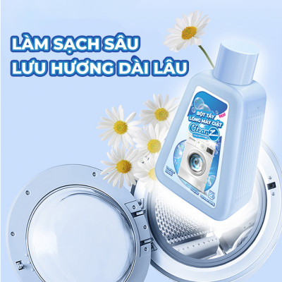 Bột Tẩy Lồng Máy Giặt Cao Cấp CleanZ Giúp Làm Sạch Và Loại Bỏ Cặn Bẩn Hiệu Quả 99%