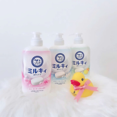 Sữa Tắm Dưỡng Trắng Mịn Da Milky Body Soap - Chai 500ML (03 Mùi Hương)