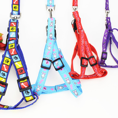 Dây dắt yếm cho thú cưng vải may chất lượng cao Genyo Leash 014 (mẫu màu giao ngẫu nhiên)