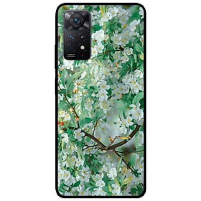 Ốp lưng dành cho Xiaomi Redmi Note 11 Pro mẫu Hoa Lá Xanh 1