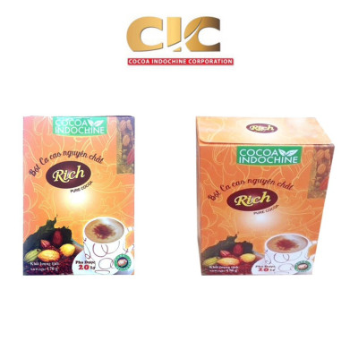 Bột Cacao Hòa Tan Nguyên Chất Rich Cocoa Indochine (Hộp 170g)