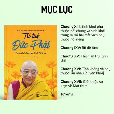 Sách - Trí Tuệ Đức Phật (Tôn Sư Lama Thamthog Rinpoche) - Tuệ Tri