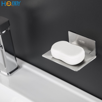 Khay đựng xà phòng dán tường inox 304 có keo dán Hobby Home Decor SB5